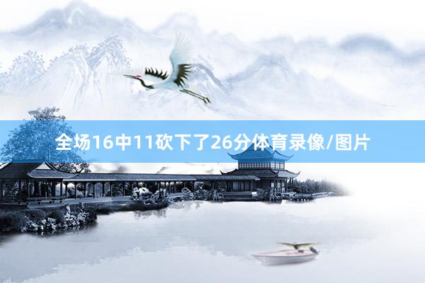 全场16中11砍下了26分体育录像/图片