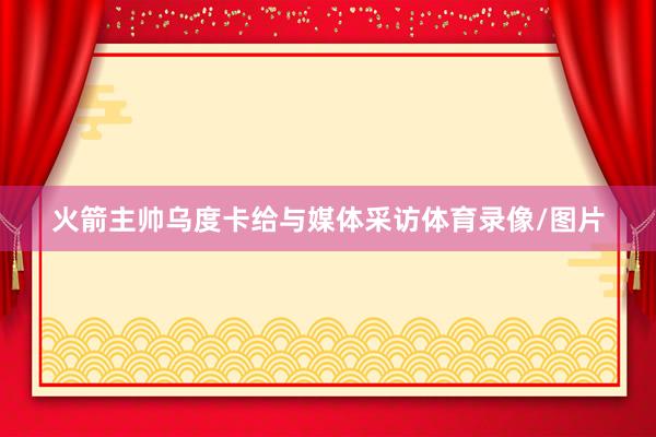 火箭主帅乌度卡给与媒体采访体育录像/图片
