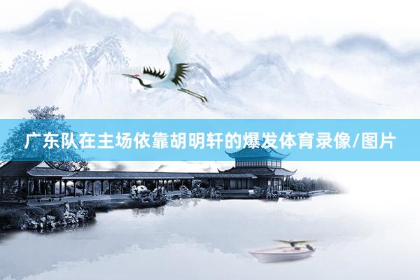 广东队在主场依靠胡明轩的爆发体育录像/图片