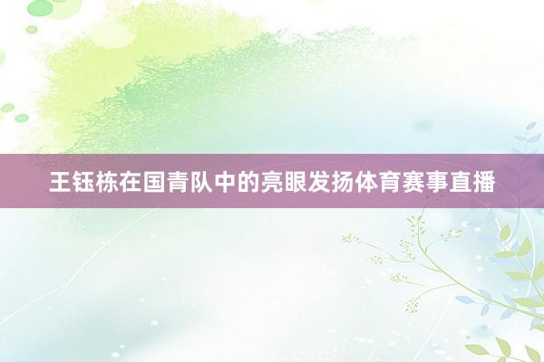 王钰栋在国青队中的亮眼发扬体育赛事直播