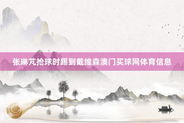 张琳芃抢球时踢到戴维森澳门买球网体育信息