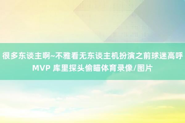 很多东谈主啊~不雅看无东谈主机扮演之前球迷高呼MVP 库里探头偷瞄体育录像/图片