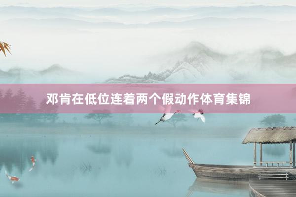 邓肯在低位连着两个假动作体育集锦