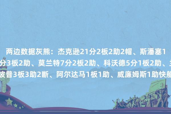 两边数据灰熊：杰克逊21分2板2助2帽、斯潘塞12分1板3助、韦尔斯9分3板2助、莫兰特7分2板2助、科沃德5分1板2助、兰代尔2分1板1助、波普3板3助2断、阿尔达马1板1助、威廉姆斯1助快船：莱昂纳德11分2板1助、邓恩9分1板3助、科林斯8分3板1助、哈登7分2板3助2断、祖巴茨4分7板、博格达诺维奇4分1板2助、桑德斯3分1板、米勒2分2板1助、布朗3板1助    体育赛事直播