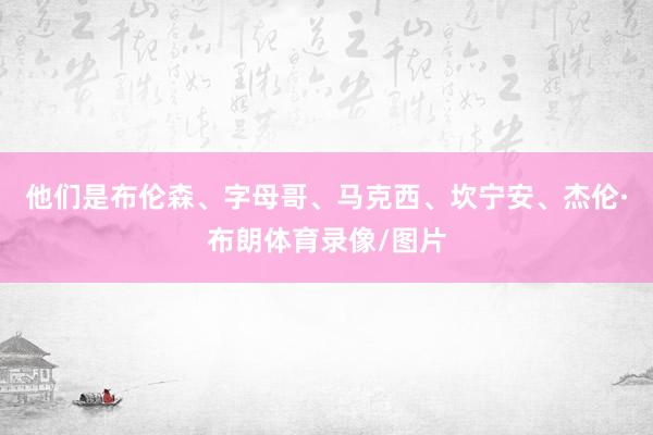 他们是布伦森、字母哥、马克西、坎宁安、杰伦·布朗体育录像/图片