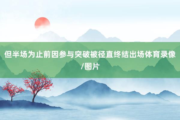 但半场为止前因参与突破被径直终结出场体育录像/图片
