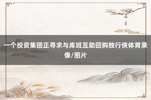 一个投资集团正寻求与库班互助回购独行侠体育录像/图片