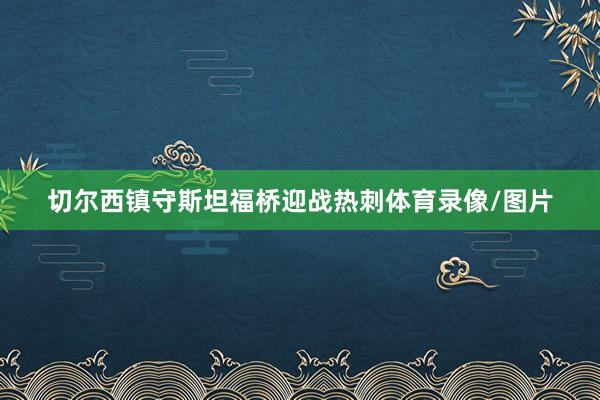 切尔西镇守斯坦福桥迎战热刺体育录像/图片