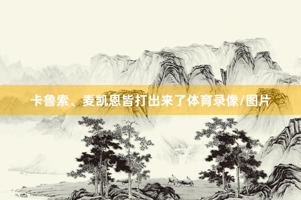 卡鲁索、麦凯恩皆打出来了体育录像/图片