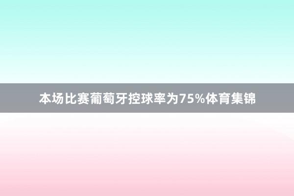 本场比赛葡萄牙控球率为75%体育集锦